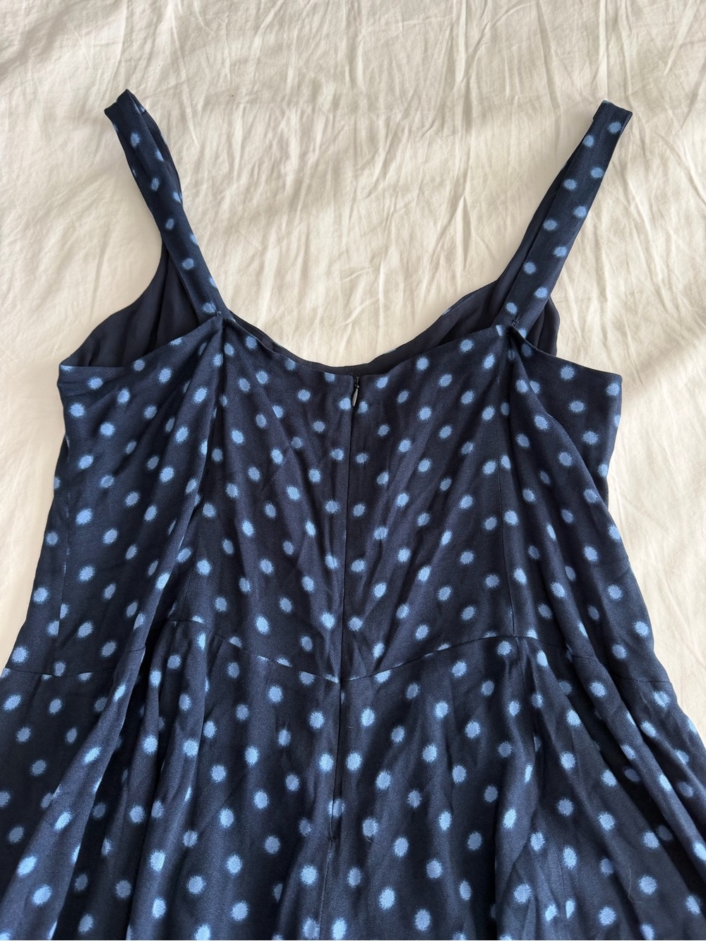 NWT Reformation Valencio Polka Dot Mini Dress - Picture 7 of 11